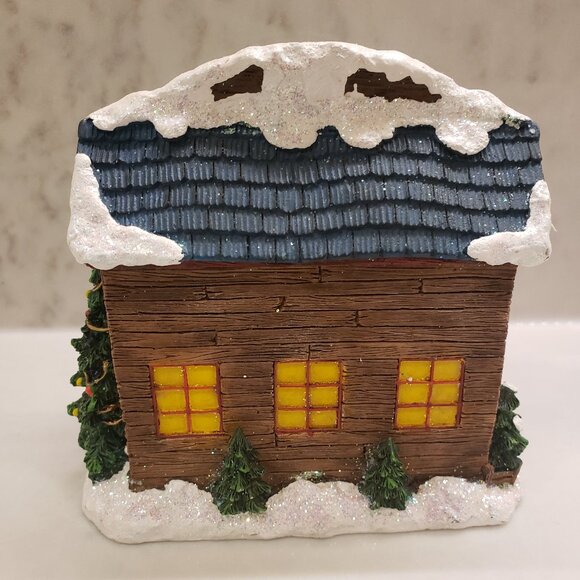 Sears Victorian Styled Village Clocks Wendy's Green House Christmas Village - Picture 5 of 9